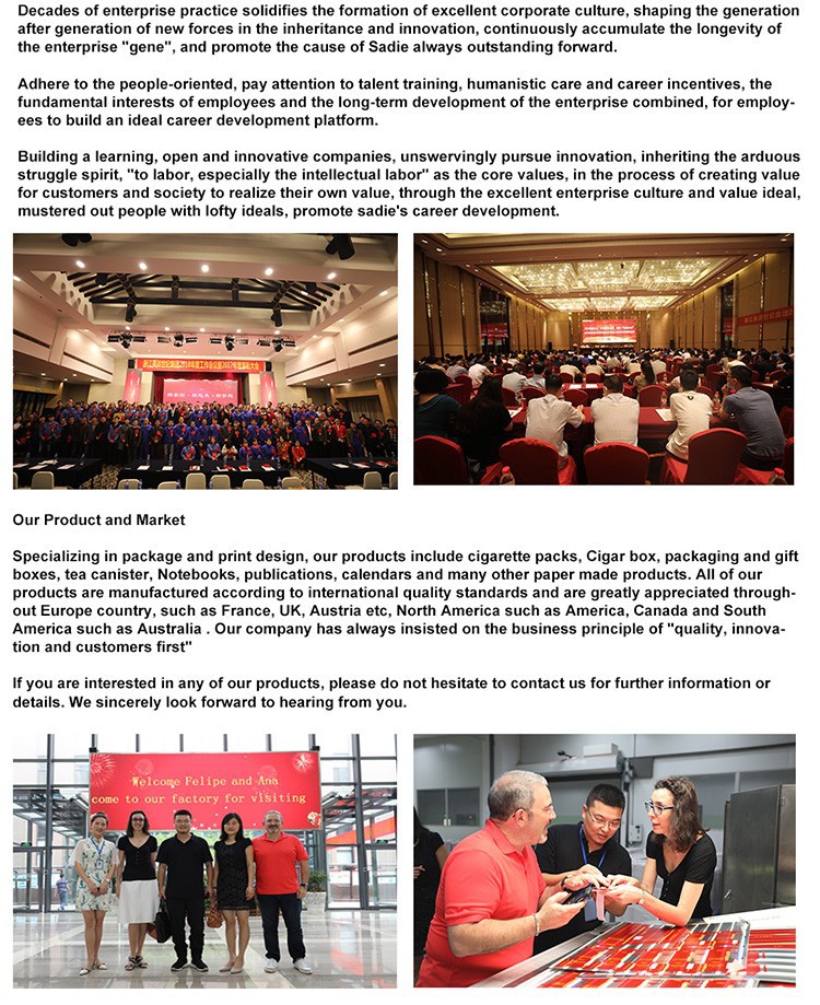 gift paper boxes product packaging factory